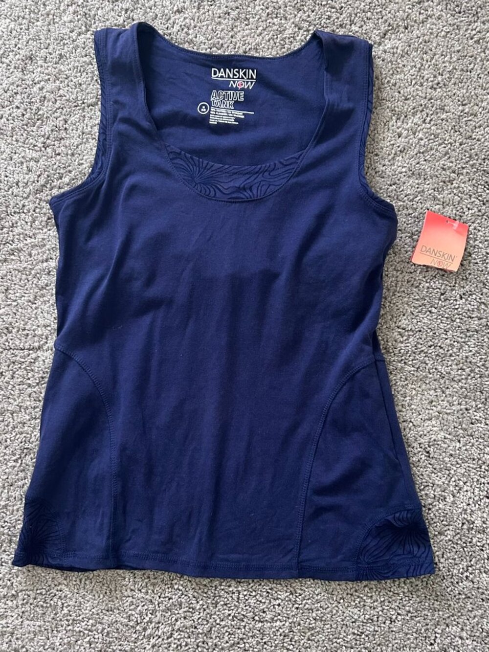 NWT Danskin Now Blue Active Tank Top Medium